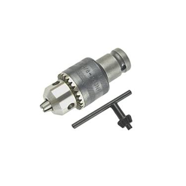 Imagem de CHANCS Adaptador de broca de troca rápida para chave de mandril de broca de 1,5 mm - 10 mm - Adaptador de broca de troca rápida com adaptador quadrado de soquete de 1 /2" para furadeira para chave de impacto de ar