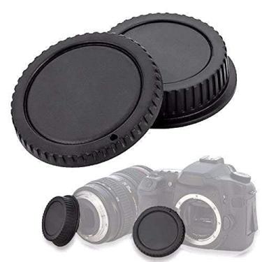 Imagem de A Home Enterprise RBC02 Tampa Corpo e Lente Cameras Canon Eos, Acessórios para Câmeras Digitais, Preto