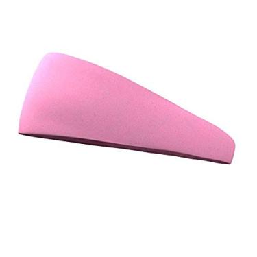 Imagem de Bondi Band Faixa de cabeça de 10 cm com absorção de umidade, rosa bebê, tamanho único