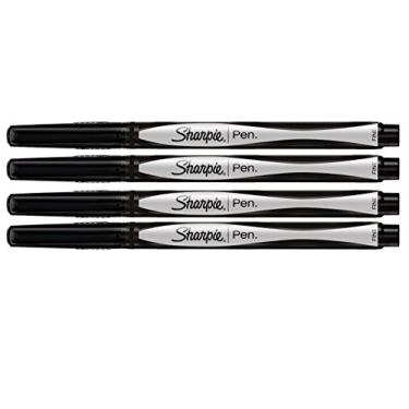 Imagem de Caneta Sharpie ponta fina, 5 canetas pretas (1742663)