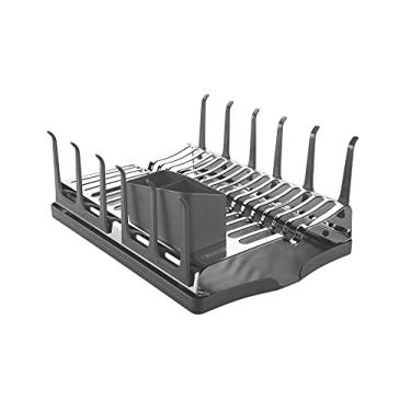 Imagem de Tramontina 61535030 Escorredor de Louça em Aço Inox com Bandeja Coletora, Grafite
