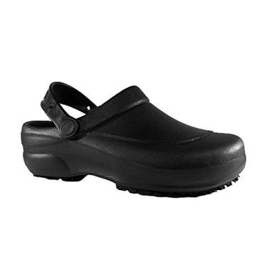 Imagem de Sapato Profissional Clog Softworks Enfermagem Antiderrapante 45/46 Preto