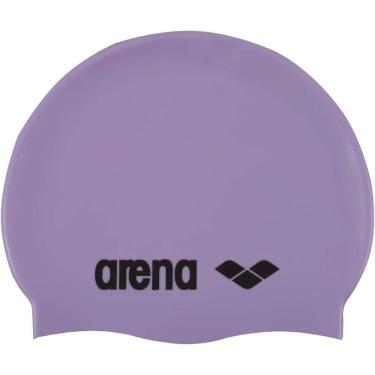 Imagem de Touca de Natação Arena Classic Silicone Roxo e Preto