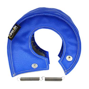 Imagem de Cobertor turbo de fibra de vidro T4 SWI Parts Turbo Shield de alta temperatura (azul)
