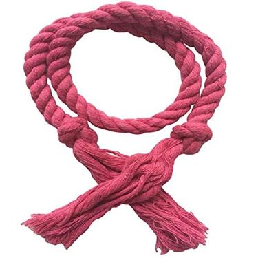 Imagem de Cor sólida fivelas de cortina para casa corda de gravata para cortinas para casa prendedor de corda clipes para cortinas tecelagem manual corda de linho de algodão 2 peças, 04,4 peças