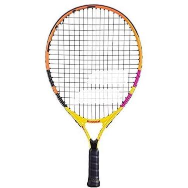 Imagem de Raquete de Tênis Babolat Nadal Rafa Junior 19 - Amarela/Rosa