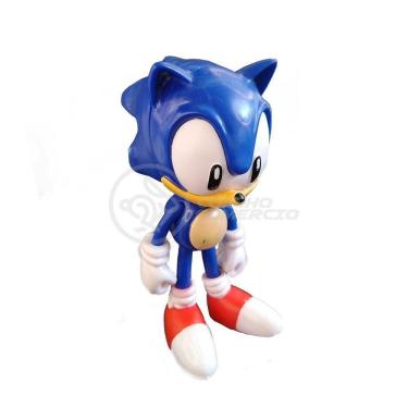 Imagem de Coleção Boneco Action Figure Sonic The Hedgehog Azul 16Cm