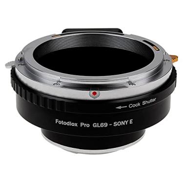 Imagem de Fotodiox Adaptador de montagem de lente Pro – Compatível com lente de montagem Fujica GL69 para sistemas de câmera sem espelho Sony Alpha E-Mount