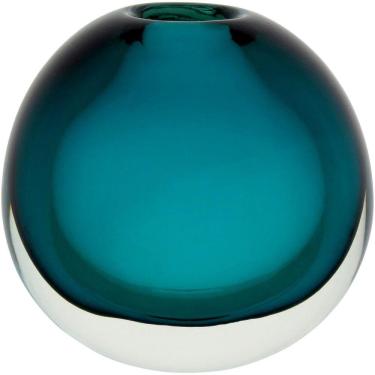 Imagem de VASO 14x14x10cm VIDRO AZUL