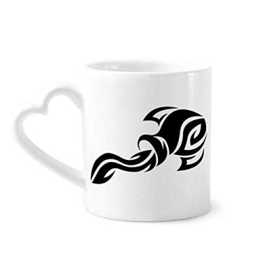 Imagem de Caneca Constelação Aquário Signo do Zodíaco Caneca Café Cerâmica Copo de Coração de Vidro