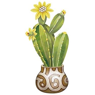Imagem de Aplique MDF e Papel Litoarte 8 cm - Modelo APM8-977 CACTO