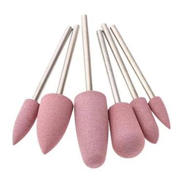 Imagem de Bonarty 6 brocas de unhas 3/32" cabeça de polimento de manicure para unhas de acrílico natural - 03
