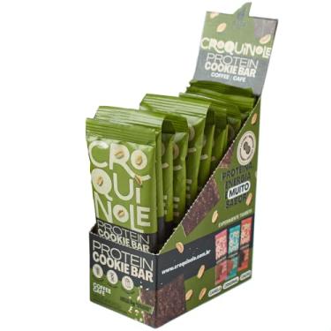 Imagem de Protein Cookie Bar de Café Sem Glúten Sem Lactose, 12 pacotes de 23g - Croquinole
