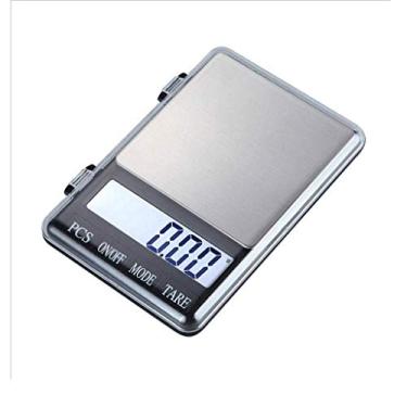 Imagem de balança de cozinha digital balança de bolso portátil, display lcd balança de cozinha eletrônica