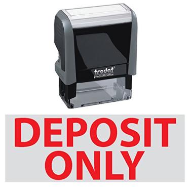 Imagem de Trodat Carimbo de borracha retangular 4912 com auto-tintagem com depósito apenas