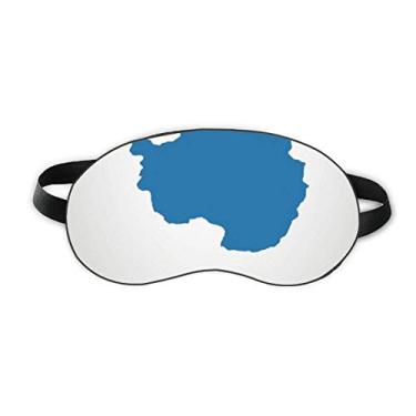Imagem de Blue Antártica Ilustration Map Pattern Sleep Eye Shield Soft Night Vlindfold Shade Cover
