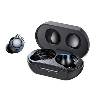 Imagem de S26-TWS BT5.0 Fone de ouvido duplo sem fio com caixa de carga Mini fones de ouvido estéreo intra-auriculares portáteis Fone de ouvido esportivo com controle de toque Hifi com redução de ruído