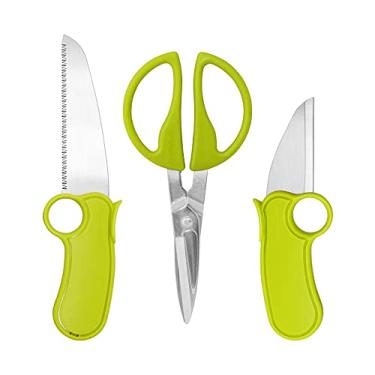 Imagem de GYOKUCHO - KIT PARA CORTES - FACA, TESOURA E SERRA