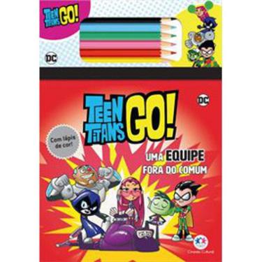 Imagem de Bloquinho De Colorir - Jovens Titans: Uma Equipe Fora Do Comum