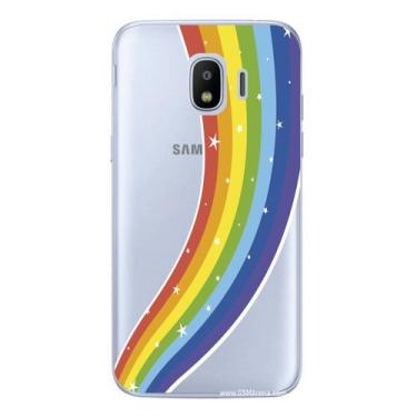 Imagem de Capa Case Capinha Samsung Galaxy  J2 Pro Arco Iris Estrelinhas - Showc