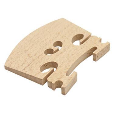 Imagem de Baosity Peças de instrumentos musicais de ponte de violino de madeira de bordo requintada - 3/4