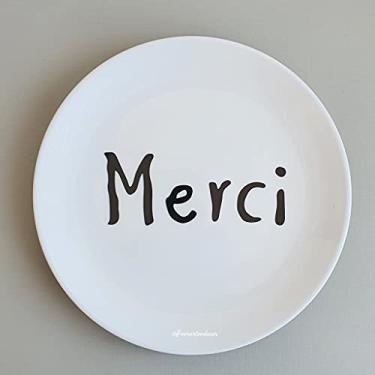 Imagem de Prato de Sobremesa de Cerâmica Tea Merci 21 cm