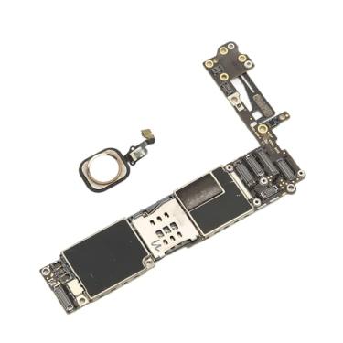 Imagem de Placa-mãe de Telefone, Placa-mãe de Celular PCB Confiável e Estável Desbloqueada Instalação Profissional Leve Com Desbloqueio de Impressão Digital Touch ID para Reparo (32 GB)