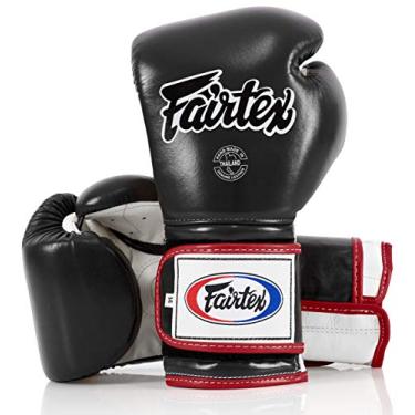 Imagem de Fairtex BGV9 Muay Thai para boxeadores e treinadores profissionais | Luva estilo mexicano para rebatedores duros | Luvas de MMA para artes marciais | Luvas de boxe leves e absorventes de choque de