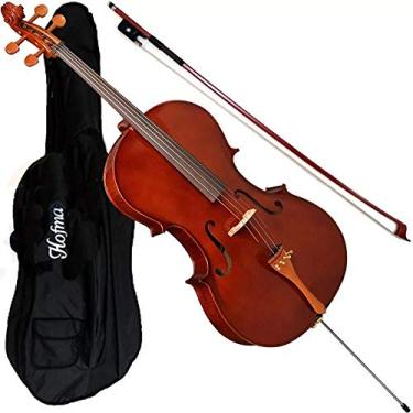Imagem de Violoncelo Hofma Hce100 4/4 Capa Arco Cello Violoncello