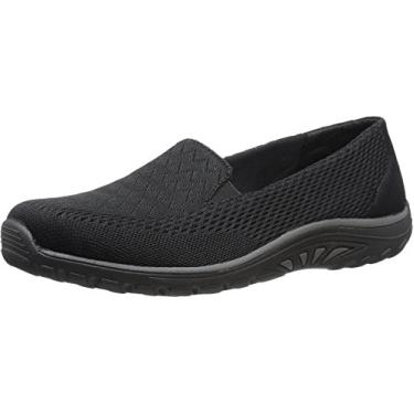 Imagem de Skechers Reggae Fest - Willows feminino, Preto, 6.5 Wide
