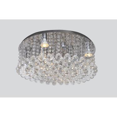 Imagem de Lustre Pláfon Em Alto Brilho Para Sala De Estar Vai Montado