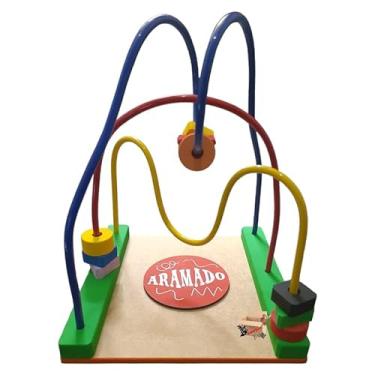 Imagem de Brinquedo Educativo Pedagógico Em Madeira Aramado M Premium (Aramado M Premium)