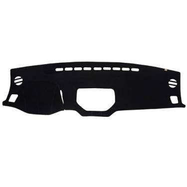 Imagem de KEYOOG Capa de painel de flanela antiderrapante para painel de carro adequado para Toyota Tundra 2014-2021 para-sol antiderrapante protetor solar tapete antiderrapante (sem para HUD e saída de ar