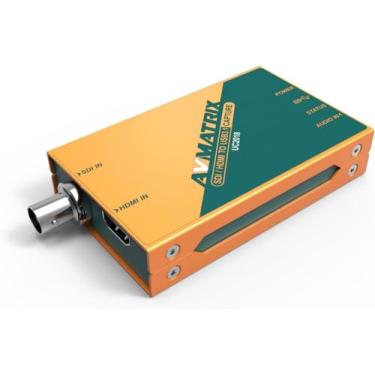 Imagem de AVMATRIX Placa de captura de vídeo UC2018 HDMI/SDI com USB 3.0 Tipo-C 1080P 60FPS HDMI ou SDI entrada e saída USB 3.0; detecção automática de sinal de entrada, até 1080p60 para transmissão ao vivo