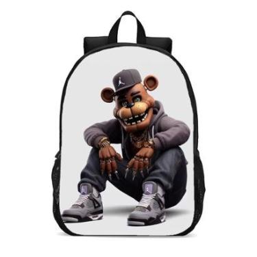 Imagem de Mochila Escolar Infanto Juvenil Jogo Fnaf Freddy Novidades 0358-Unissex