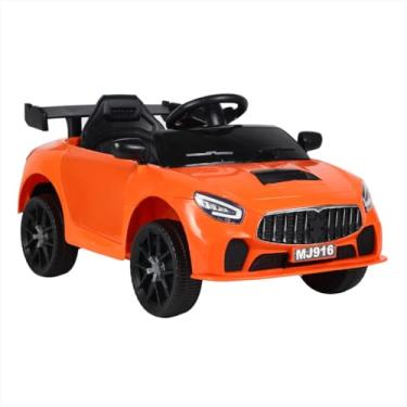 Imagem de Bangtoys Mini Carro Elétrico para Criança Laranja 12V com Luz LED e Marcha Ré 7898745630124