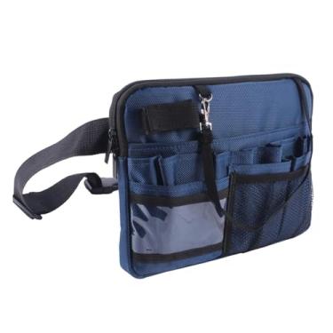 Imagem de oshhni Pochete para enfermeira, bolsa utilitária para quadril com vários compartimentos, bolsa leve para cintura, ferramenta para trabalho com tesoura