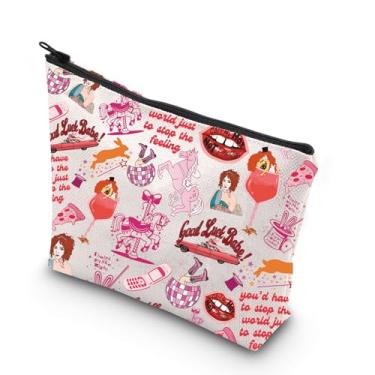 Imagem de JNIAP Bolsa de maquiagem de princesa do meio-oeste, presentes de pônei rosa, presentes para fãs de cantores, presentes de princesa do meio-oeste, orgulho queer, bolsa, you'd mb, Ajuste