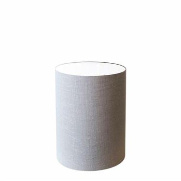 Imagem de Cúpula Abajur Cilíndrica Cp-8006 Ø18x25cm Rustico Cinza