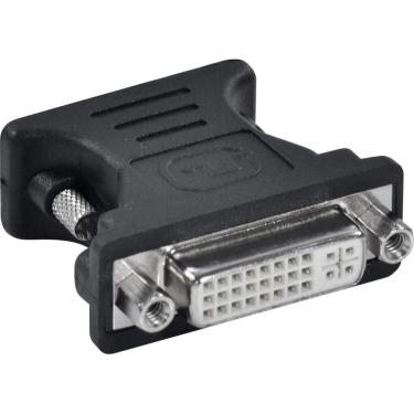 Imagem de Adaptador Dvi 24+5 Femea X Vga Macho 15 Pinos Adviif-V