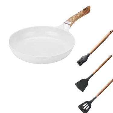 Imagem de Conjunto de panelas de cerâmica, frigideira e panela antiaderente, conjunto de panelas para crepe de café da manhã, frigideira de favo de mel, wok, cozinha japonesa, panela de esmalte, L, pr