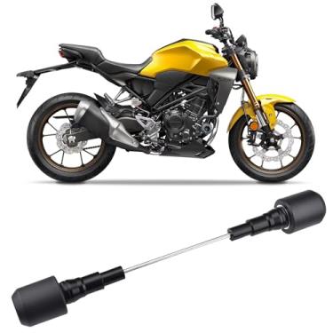 Imagem de LEDISHUN Acessórios para motocicletas com moldura de proteção contra quedas protetor de carenagem anticolisão compatível com Honda CB1000R CB650R CB300R CB 100 650 300 R (CB300R (2017-2024))