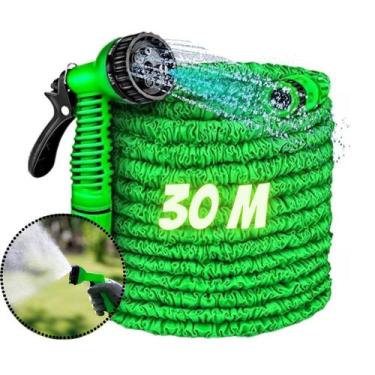 Imagem de mangueira hose magica 30m azul espansivel retratil flexivel - MANGUEIR