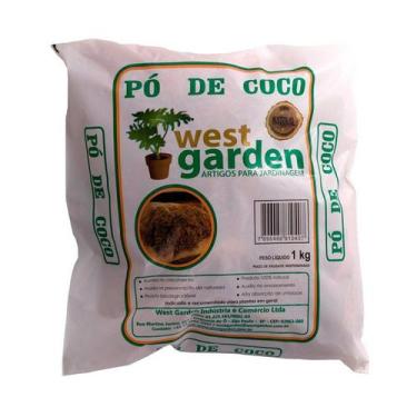 Imagem de Adubo de Pó de Coco West Garden Premium para Jardim 1 Kg