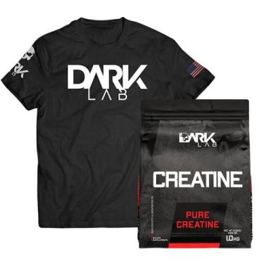 Imagem de Creatina Pura 1kg + Camiseta Dark Lab, M