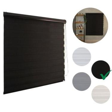 Imagem de Persiana Double Vision Sunny 140larg x 160alt (com bandô) - Top Flex, 