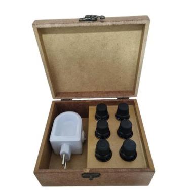 Imagem de Kit Presente + 6 Aromas + 1 Difusor Aromatizador Eletrico Bivolt 30ml 