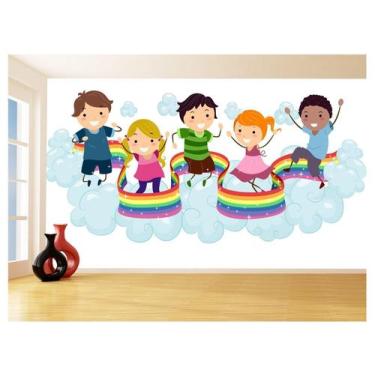 Imagem de Papel De Parede 3D Infantil Fundo Do Mar Limpo 3,5M s249 - Você Decora