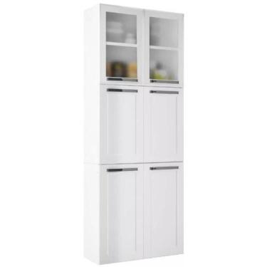 Imagem de Paneleiro Florença 6 Portas Itatiaia Cor Branco - Estrela Móveis