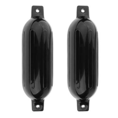 Imagem de Defensa Inflável Preta G3 14 X 51cm Lancha Barco Kit 2 - Noster Náutic